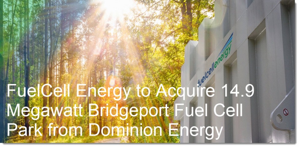 Fuel Cell Energy Acquires BridgePort Fuel Cell Park