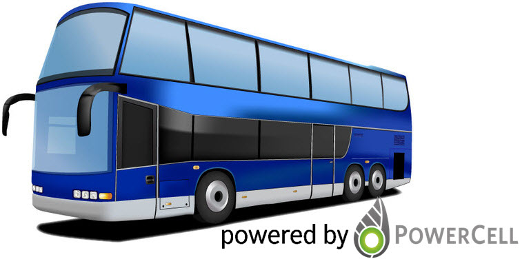 Powercell Fuel Cell Bus 34
