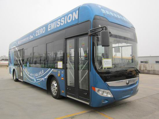Yutong hydrogen powered hybrid bus made in China 3