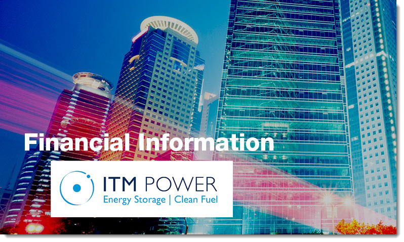 financial information ITM Power 3